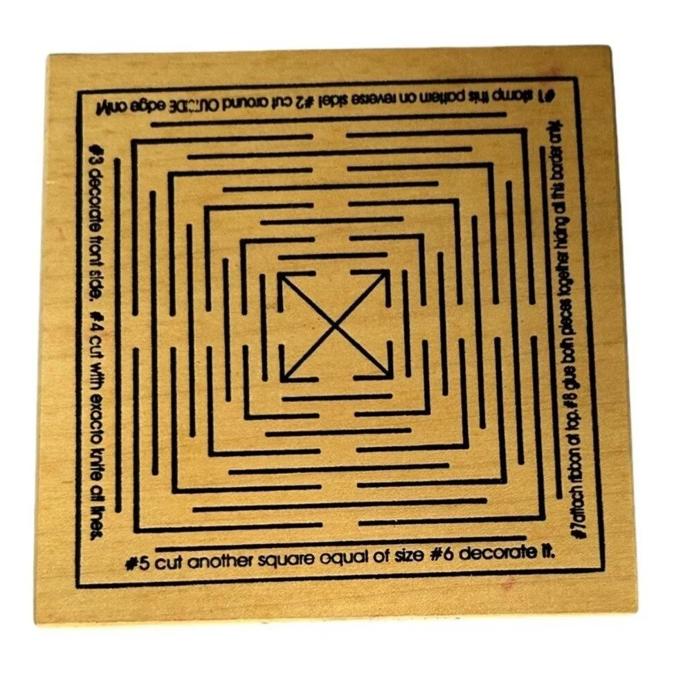 Northwoods CC Rubber Stamps Lantern Making Party Decoration CCP593‎ Cards Crafts